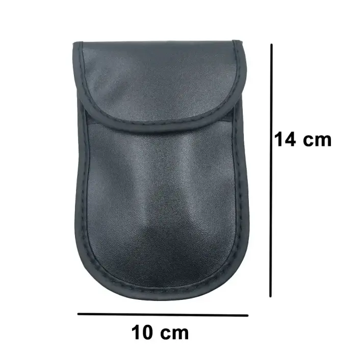 Anti-theft case for car keys blocking radio waves Keyless Faraday Box cover Faraday cage 14 cm with 10 cm black Фото 5