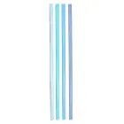 Salmiņu komplekts 4 gab. termokrūzēm The Quencher Travel Tumbler Straws 0,89L zili  Foto 2