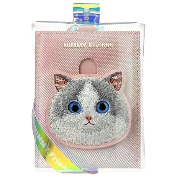 Nimmy portfel na karty różowy|pink Big    Eyed Pet 2.0 Cat Фото 7