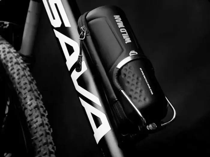 WILDMAN traveling bag for bike frame with zipper 1L ES5 black Photo 5