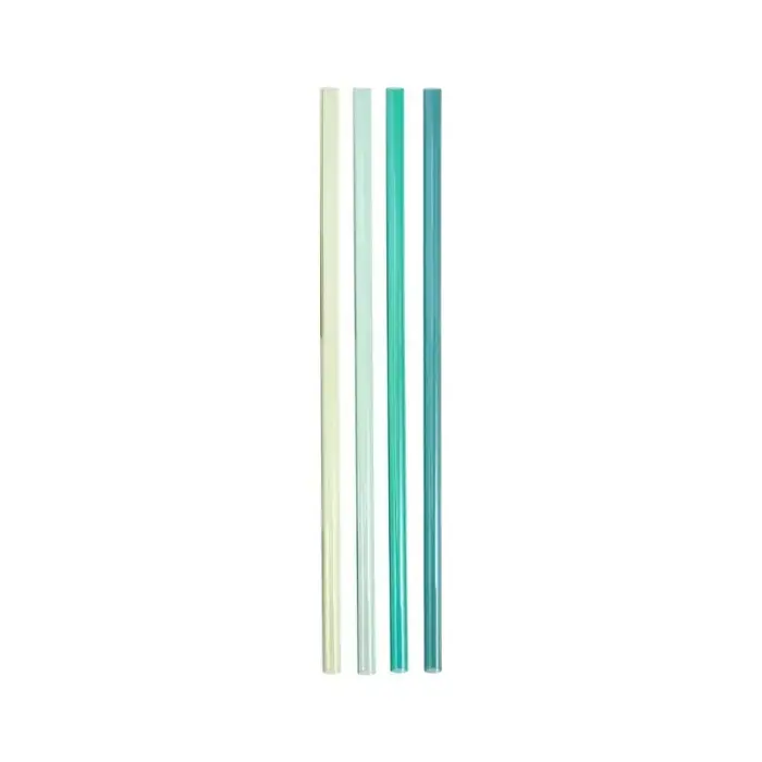 Salmiņu komplekts 4 gab. termokrūzēm The Quencher Travel Tumbler Straws 0,89L zaļi  Foto 2