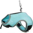 Krūšu siksna un pavada trušiem - Trixie Rabbit soft harness with leash, nylon, 25–32 cm, 1.20 m Foto 4