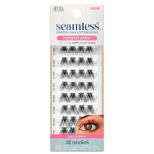 Ardell Seamless False Eyelashes, Modern Wing, 32 CT Photo 1