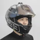 Rockbros Dala Winter Cycling Helmet Cap with Glasses Holes - Grey Photo 7