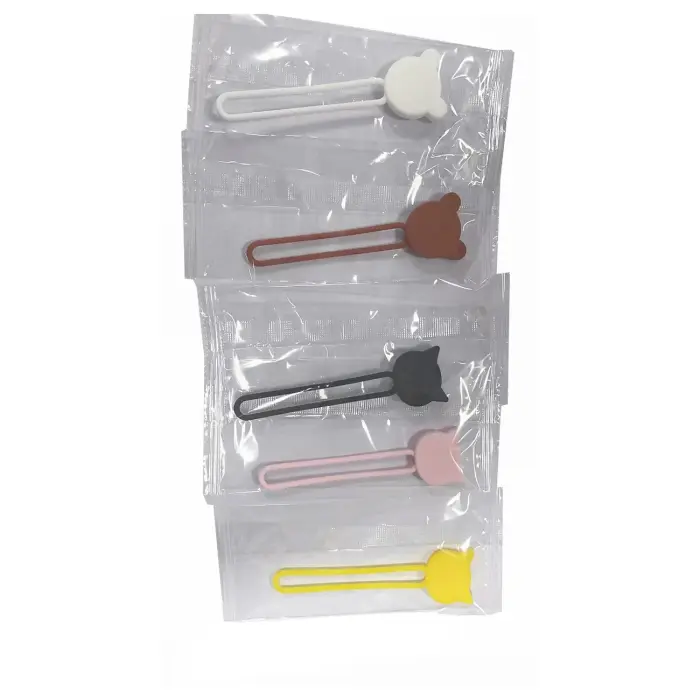 Silicone cable reel - white Foto 6