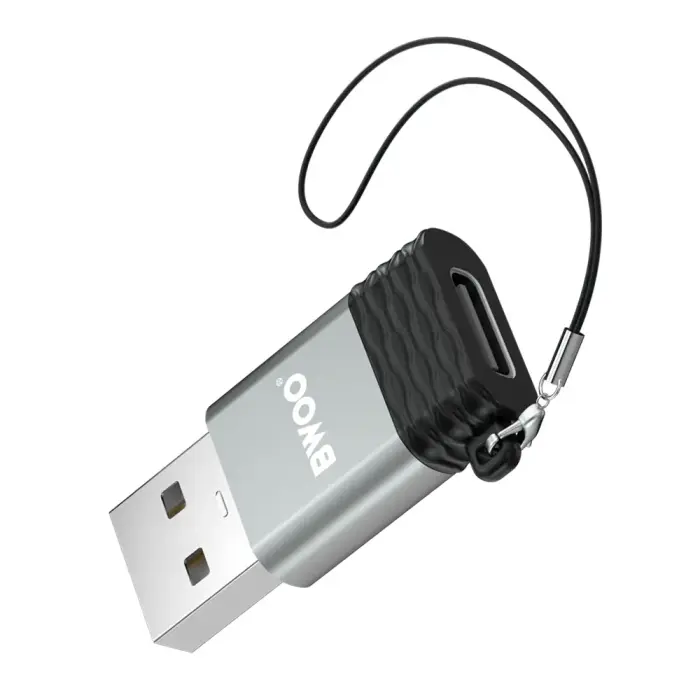 BWOO adapter BZ-38 USB-C - USB gray OTG Фото 7