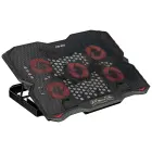XTRIKE ME Laptop Cooling Pad with Built-in Phone Holder FN-813 Black Photo 1