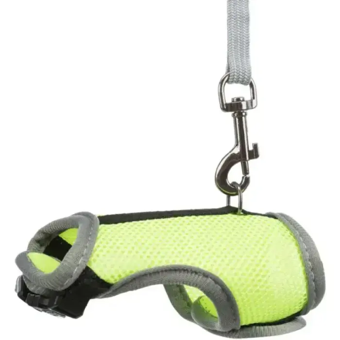 Krūšu siksna žurkām - Trixie Soft harness with leash, rats, 12–18 cm, 1.20 m Foto 2