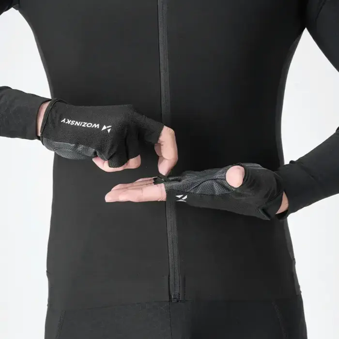 Wozinsky WRR-01M cycling gloves size M - black Photo 19