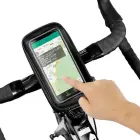 WILDMAN traveling bag for bike handlebars with zipper 1L (4 "- 7") E1 black Photo 2