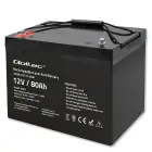 Qoltec AGM battery | 12V | 80Ah | 23.5kg | Maintenance-free | Strong | LongLife | for UPS, RV, boat, heater Фото 11