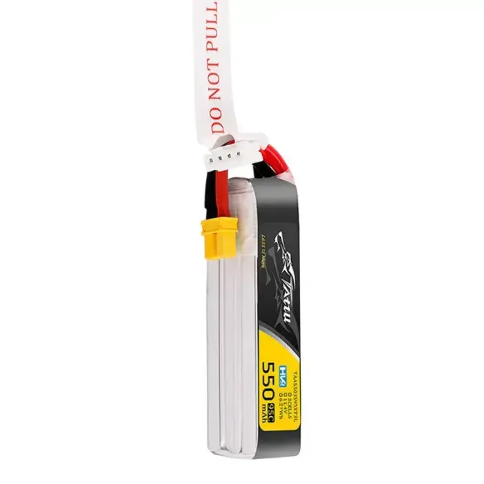 Tattu 3s 550mAh 95C 11.4V HV Lipo Battery with XT30 Plug Long-Pack Foto 2