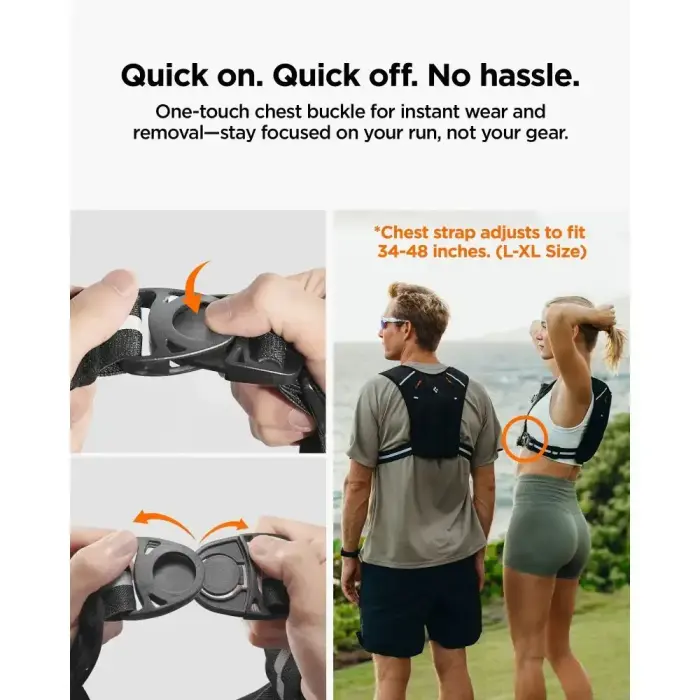 SPIGEN A720 DYNAMIC SHIELD RUNNING VEST (L-XL) BLACK Фото 9
