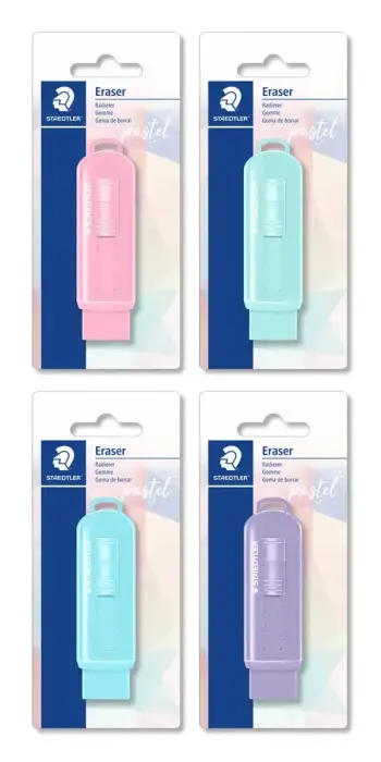 Dzēšgumija STAEDTLER Pastel, dažādas krāsas Foto 5