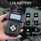 Qoltec Digital Battery tester with LCD 12V | AGM | GEL | STD | 30-220AH Photo 2
