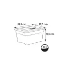 Transport box Eckhart 39,5x29,5x17,5cm 12L graphite Photo 4