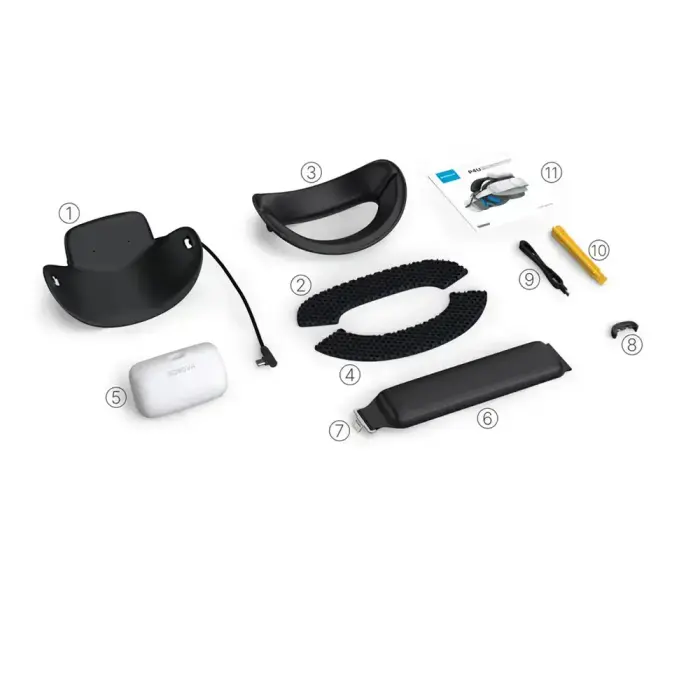 BoboVR P4U Head Strap with Battery for PICO 4 Ultra and Ultra Enterprise - White and Black Photo 6