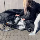 Waterproof grill cover, bicycle cover, bike cover, garden furniture cover, XXL cover, black Foto 13