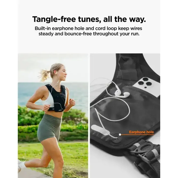 SPIGEN A720 DYNAMIC SHIELD RUNNING VEST (M-L) BLACK Foto 11