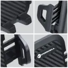 Car phone holder Forcell F-Grip Carbon Bracket arm 17cm windshield black Photo 8