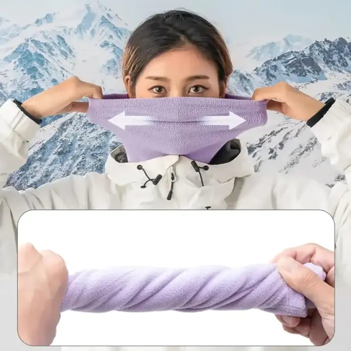 Qunature Oli ski scarf size M - pink Foto 4
