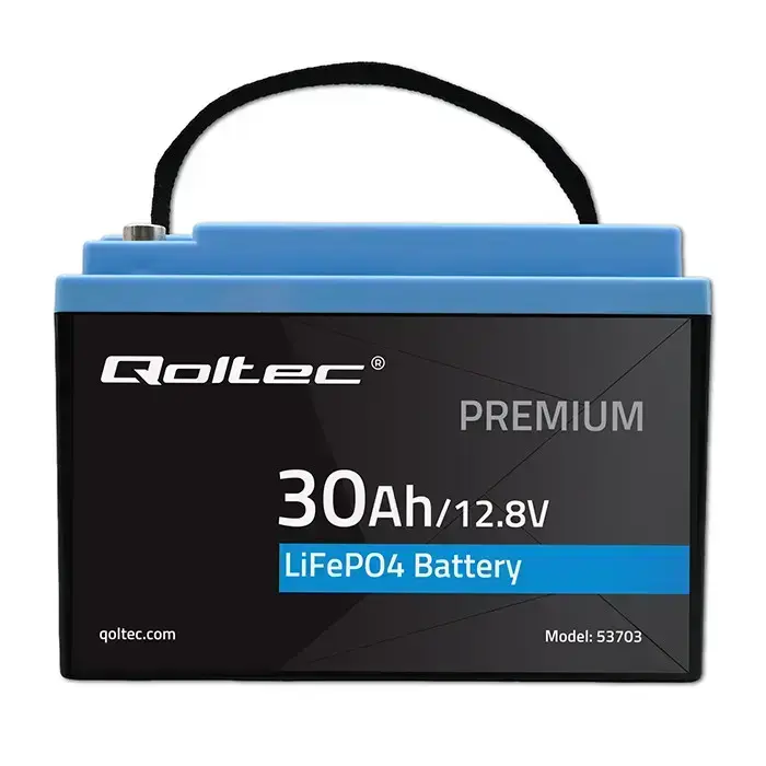 Qoltec LiFePO4 lithium iron phosphate battery | 12.8V | 30Ah | 384Wh | BMS Foto 6