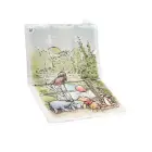 Ceļojumu paklājiņš Antek "Winnie the Pooh" nesalocīts 70x50x5cm, salocīts 29x13x5cm balts Foto 1