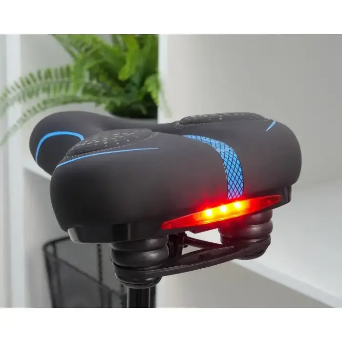 Bike saddle with built-in LED light FSBSD-232-1 black Foto 2