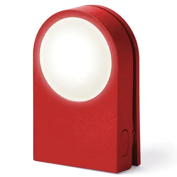 Lexon Lucie LED Clip red LL121R Foto 3