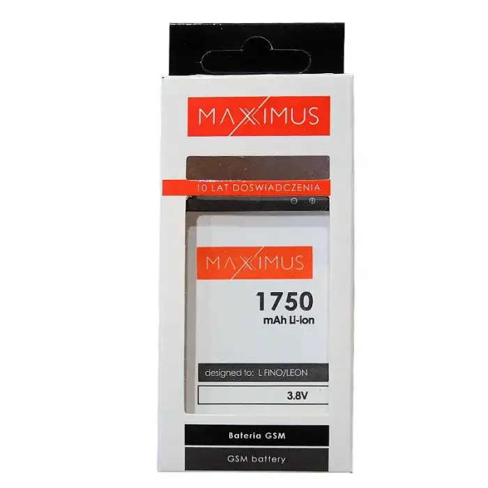 BATTERY MAXXIMUS LG FINO / LEON 1750 mAh  BL-41ZH Фото 4