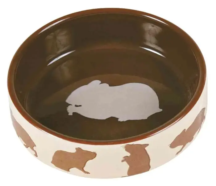Bļoda dzīvniekiem, keramika : Trixie Ceramic bowl with motif, hamster, 80 ml|ø 8 cm Foto 2