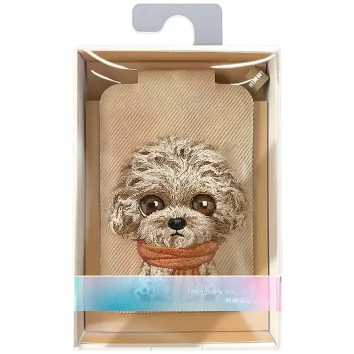 Magnetic phone wallet stand  Nimmy New Big-Eye Cute Pets 2.0 Dog brown Foto 7