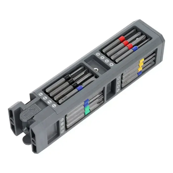 Set of service screwdrivers, 30-in-1 aluminum bits Photo 6