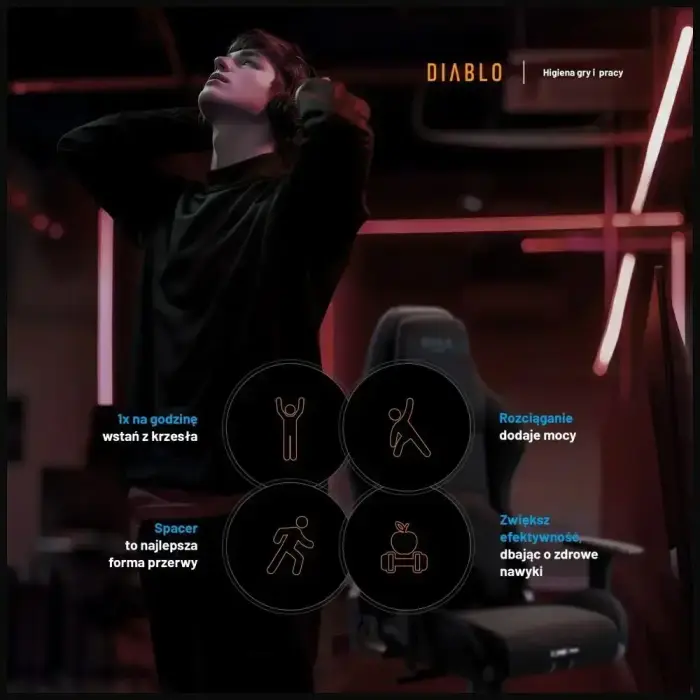 Gaming chair Diablo X-One PRIME Normal Size black Фото 12