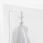 Āķis uz durvīm pakarams / 2 āķi / balts Foto 3