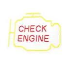Neon PLEXI LED CHECK ENGINE yellow red NNE21 Neolia Photo 2