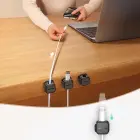 Joyroom JR-ZS368 magnetic cable organizer - black (3 pcs.) Foto 9