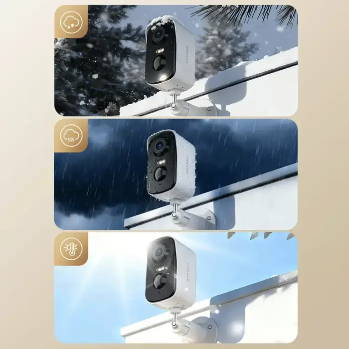 Dreame Navo Care SE 1 Outcam outdoor camera with solar panel - white Foto 12