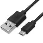 Qoltec USB A male cable | micro USB B male | 1m | BULK Foto 1