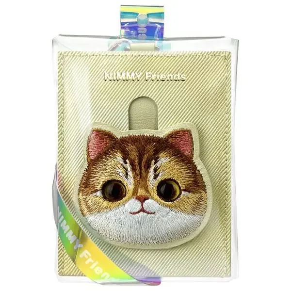 Nimmy portfel na karty khaki Big Eyed     Pet 2.0 Cat Фото 6