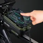 WILDMAN Etui|sakwa na ramę roweru GX200 uchwyt rowerowy czarna|black Foto 4