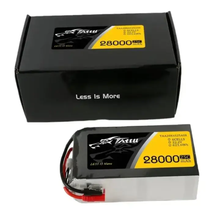 Tattu 28000mAh 22.2V 25C 6S1P Lipo Battery Pack with AS150+XT150 Foto 5