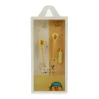 Earphones CASNI - CS-180 with microphone Yellow Foto 1
