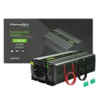 Qoltec Pure Sine Wave Inverter Monolith| 600W | 1200W | 12V to 230V Foto 1