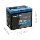 Qoltec LiFePO4 lithium iron phosphate battery | 12.8V | 100Ah | 1280Wh | BMS Foto 6