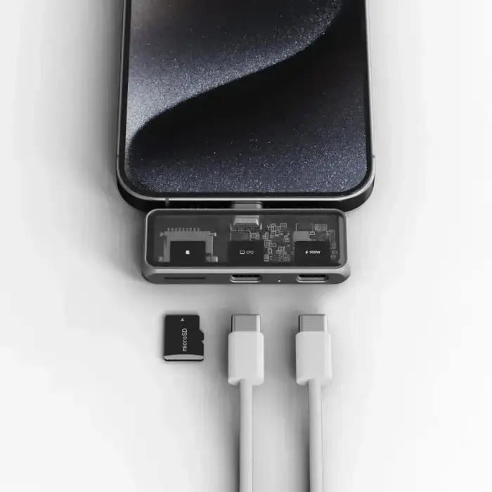 Adapter HUB 3in1 USB C Satechi Mobile XR ST-HXRSDM space gray Фото 4