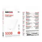 Borofone Power Bank 5000mAh BJ81 Stability - USB - white Foto 5