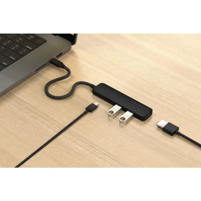SATECHI adapter HUB 4in1 Type C ST-P4SK black Фото 8