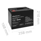 Qoltec AGM battery | 12V | 80Ah | 23.5kg | Maintenance-free | Strong | LongLife | for UPS, RV, boat, heater Фото 8