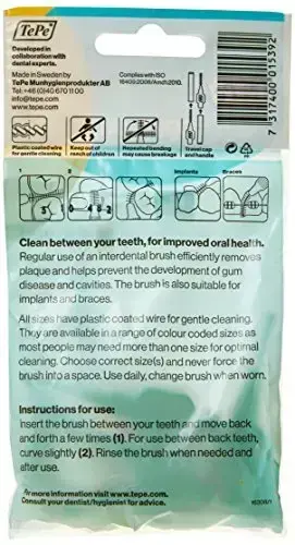 TePe Interdental Brushes Original Yellow 8 X 0.7mm Brushes Фото 2